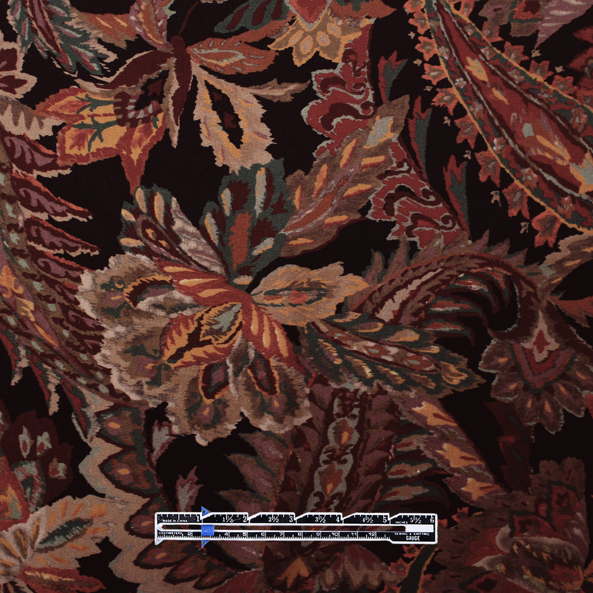 twill, Tencel dressweight 'autumn paisley'