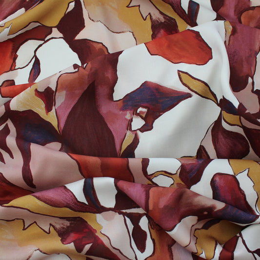 twill, rayon dressweight 'sunset canyon' - Oeko-Tex cert.