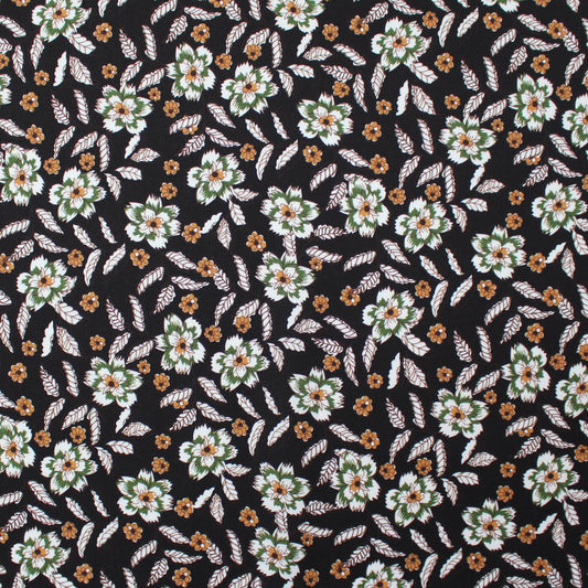 twill, Tencel dressweight 'midnight blossom'