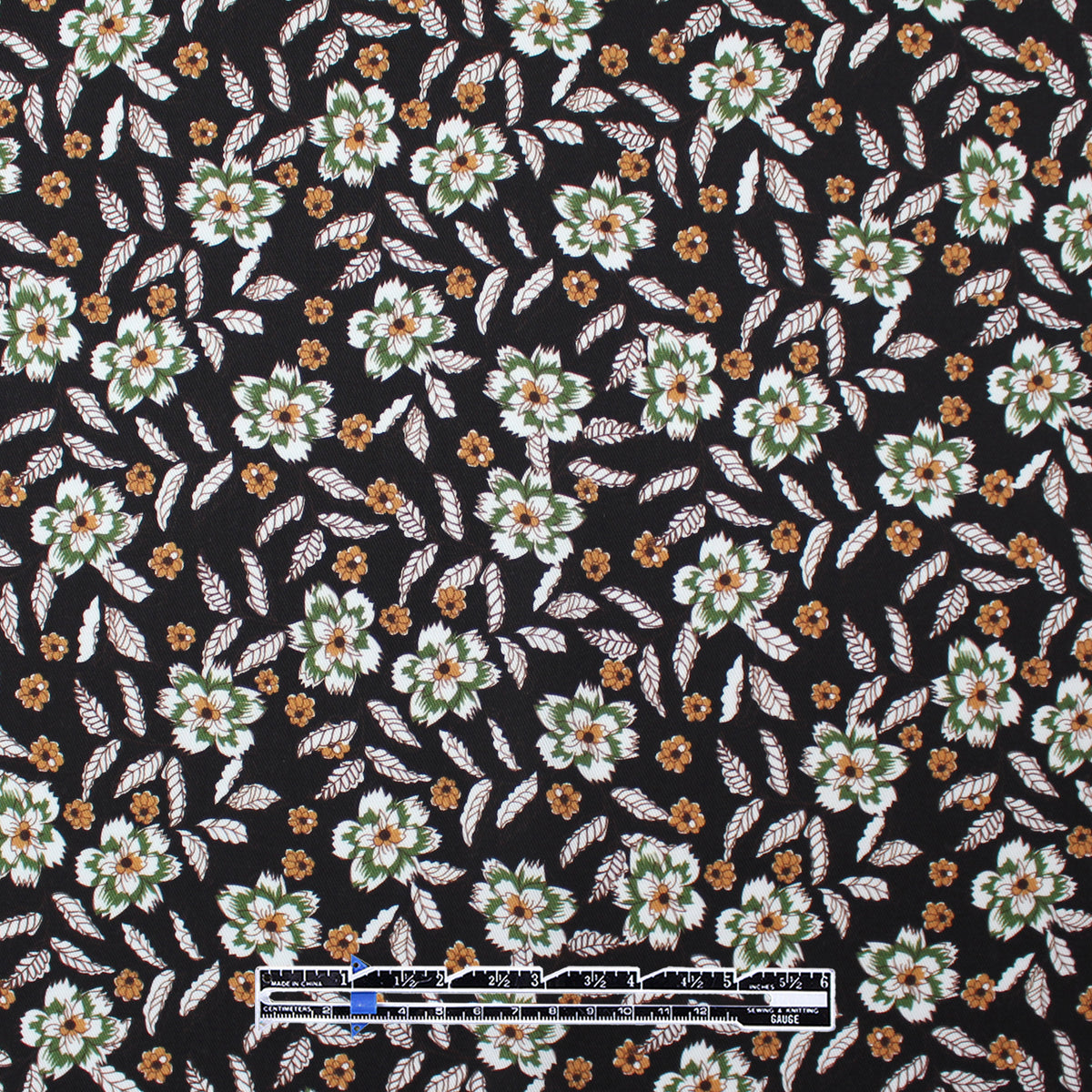 twill, Tencel dressweight 'midnight blossom'