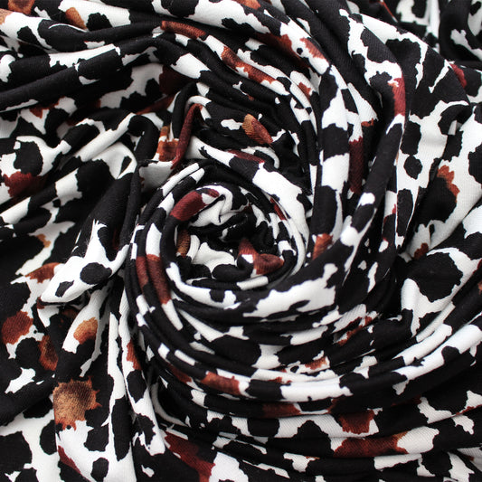 jersey knit, rayon/Spandex 'spice spots'