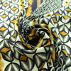 silk crepe, printed blouseweight 'saffron soirée'