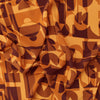 silk crepe, printed blouseweight 'desert spice'