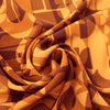 silk crepe, printed blouseweight 'desert spice'