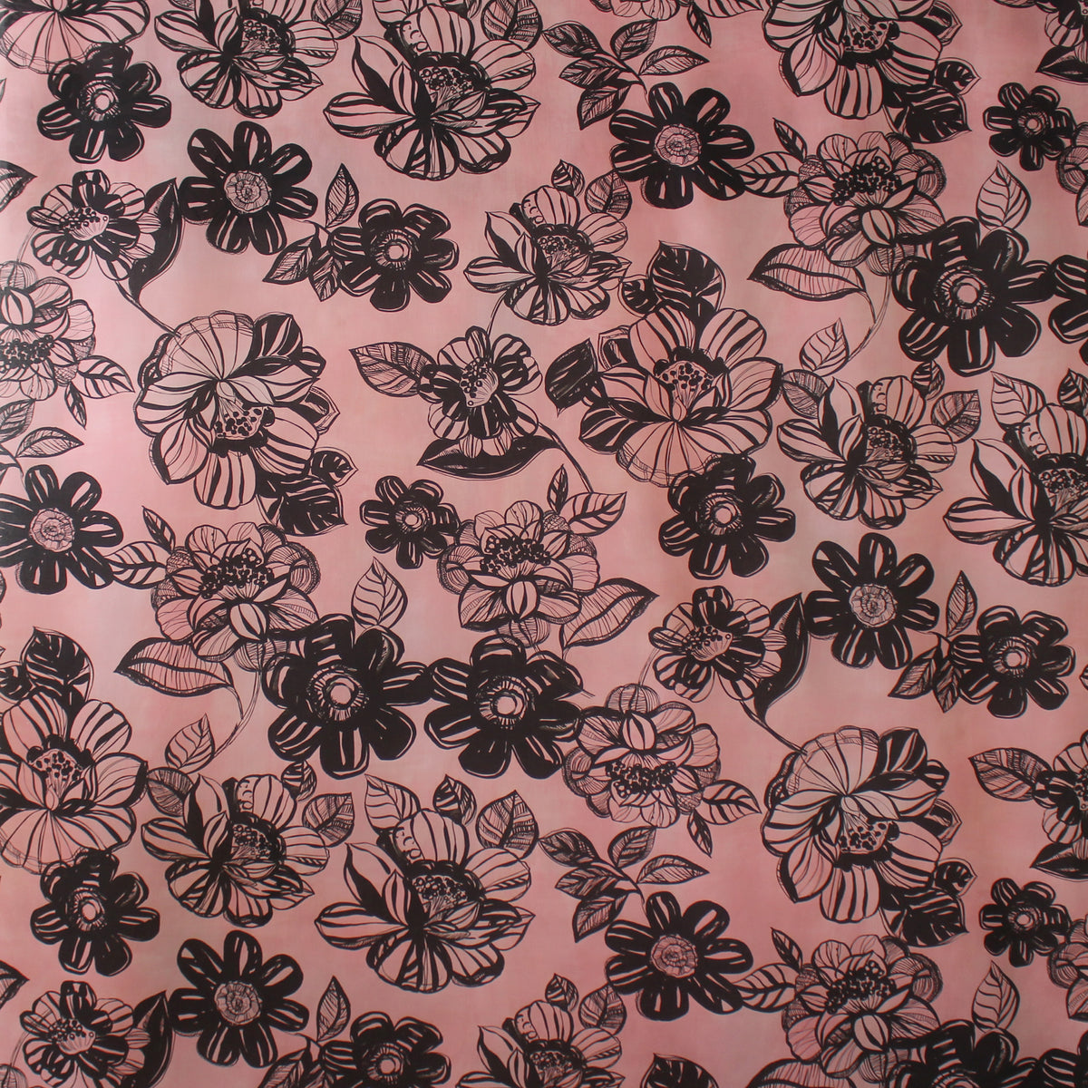 batiste, printed cotton 'pink mood'