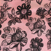 batiste, printed cotton 'pink mood'
