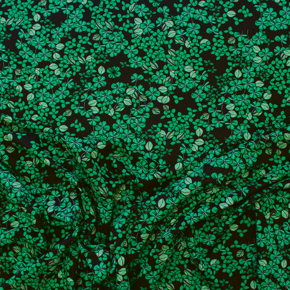 ponte knit, drapey viscose/Spandex 'blarney bloom'