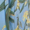 ramie voile, printed dressweight woven 'daylily'