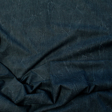 rainwear, waterproof lightweight woven 'crinkled denim'