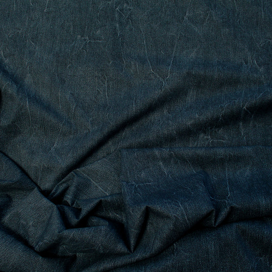 rainwear, waterproof lightweight woven 'crinkled denim'