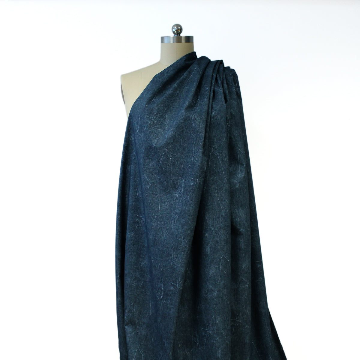 rainwear, waterproof lightweight woven 'crinkled denim'