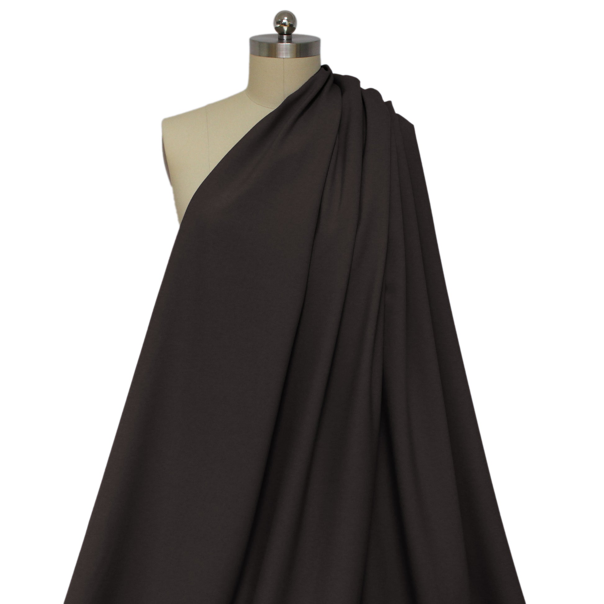 Hug0 Boss 4-ply viscose suiting - French roast, Oeko-Tex