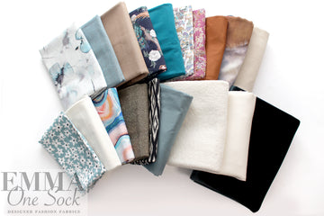 bundle, aqua, tan, etc., 19 small cuts, 6 lbs