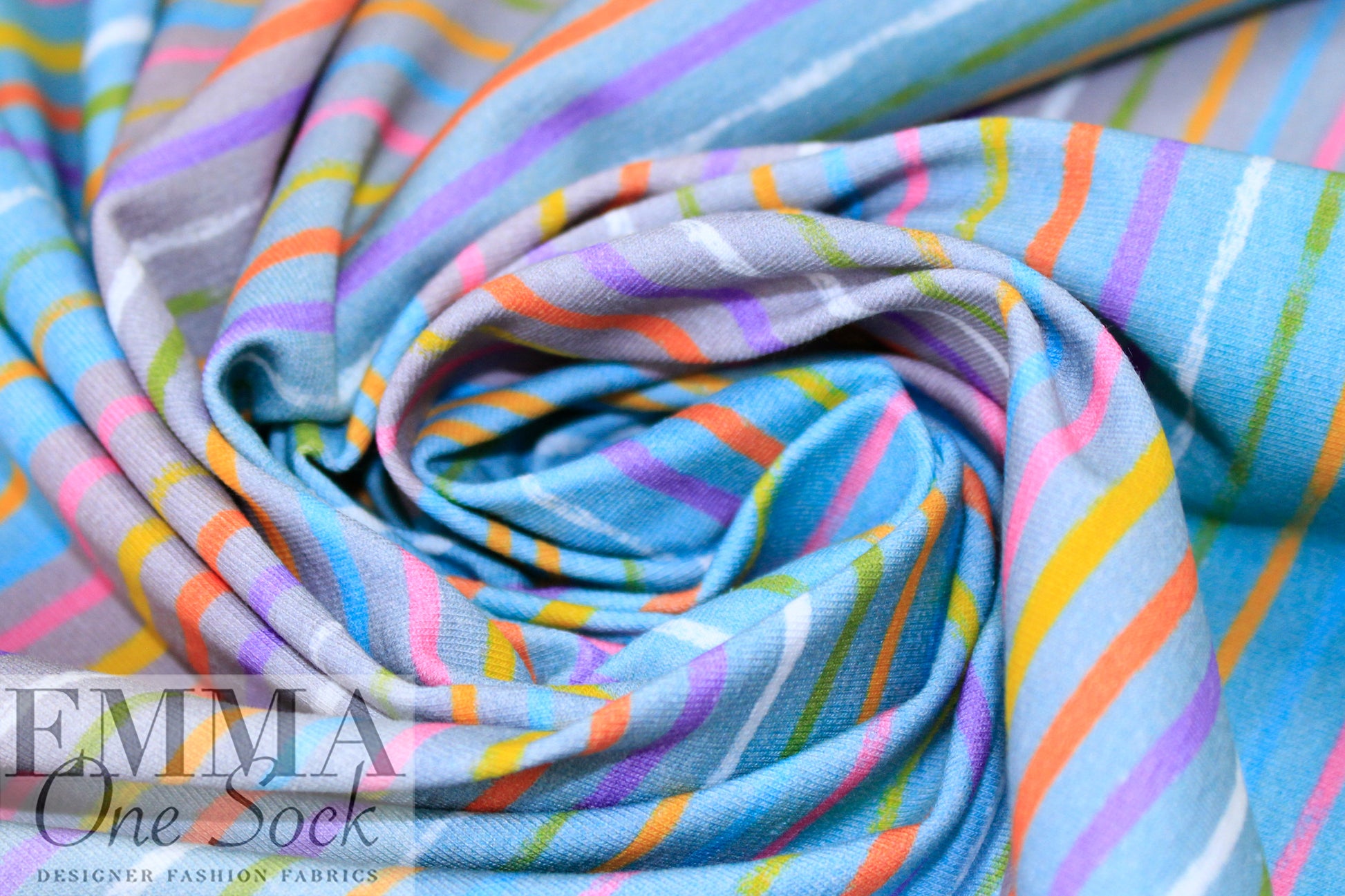 Dutch digital 'ombre stripe' knit Oeko-Tex certified 1.66 yd