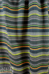 Dutch digital 'green techno stripe' knit Oeko-Tex certified .5 yds