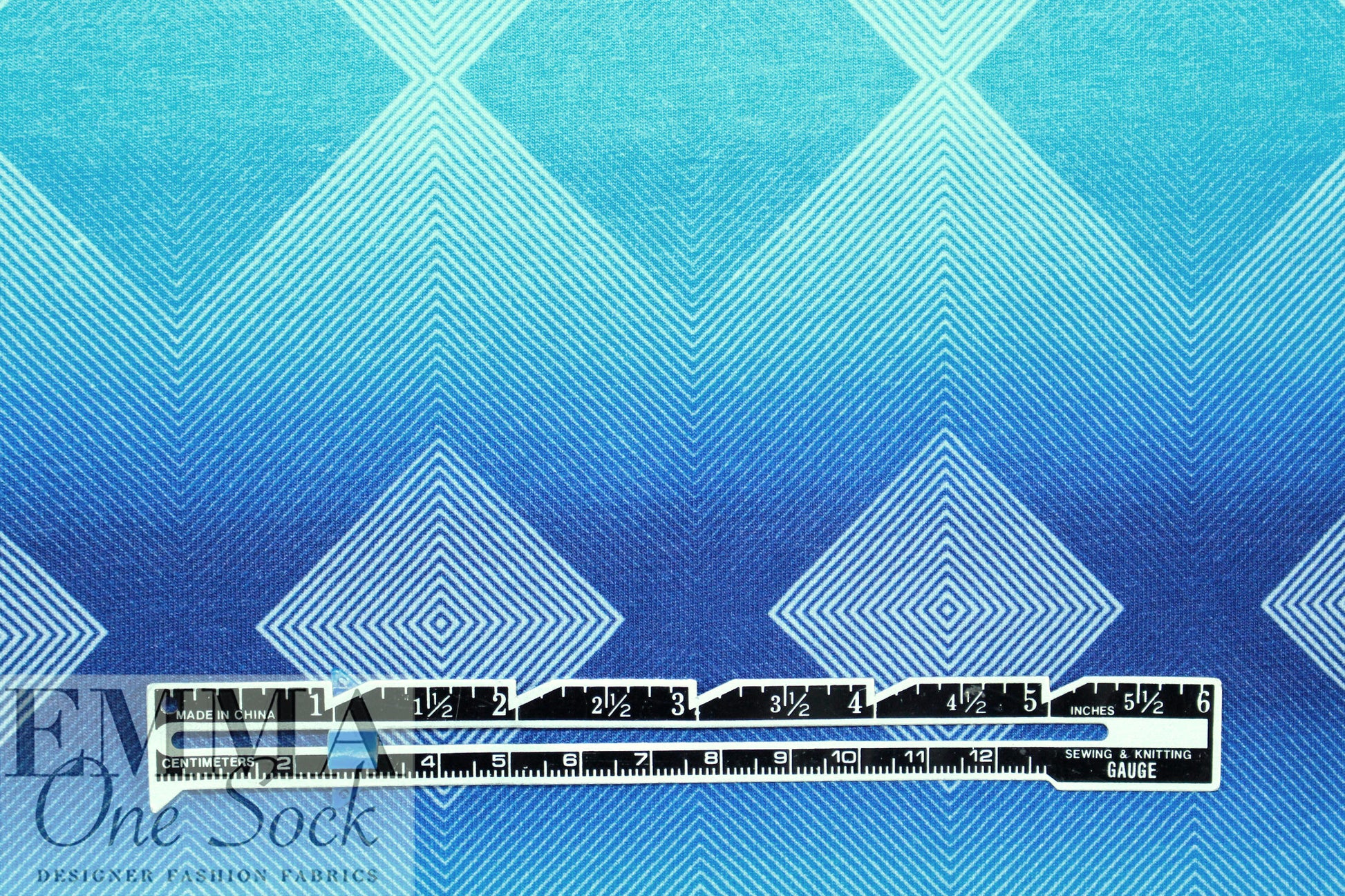 Dutch digital 'ombre diamond' knit Oeko-Tex certified .625 yds