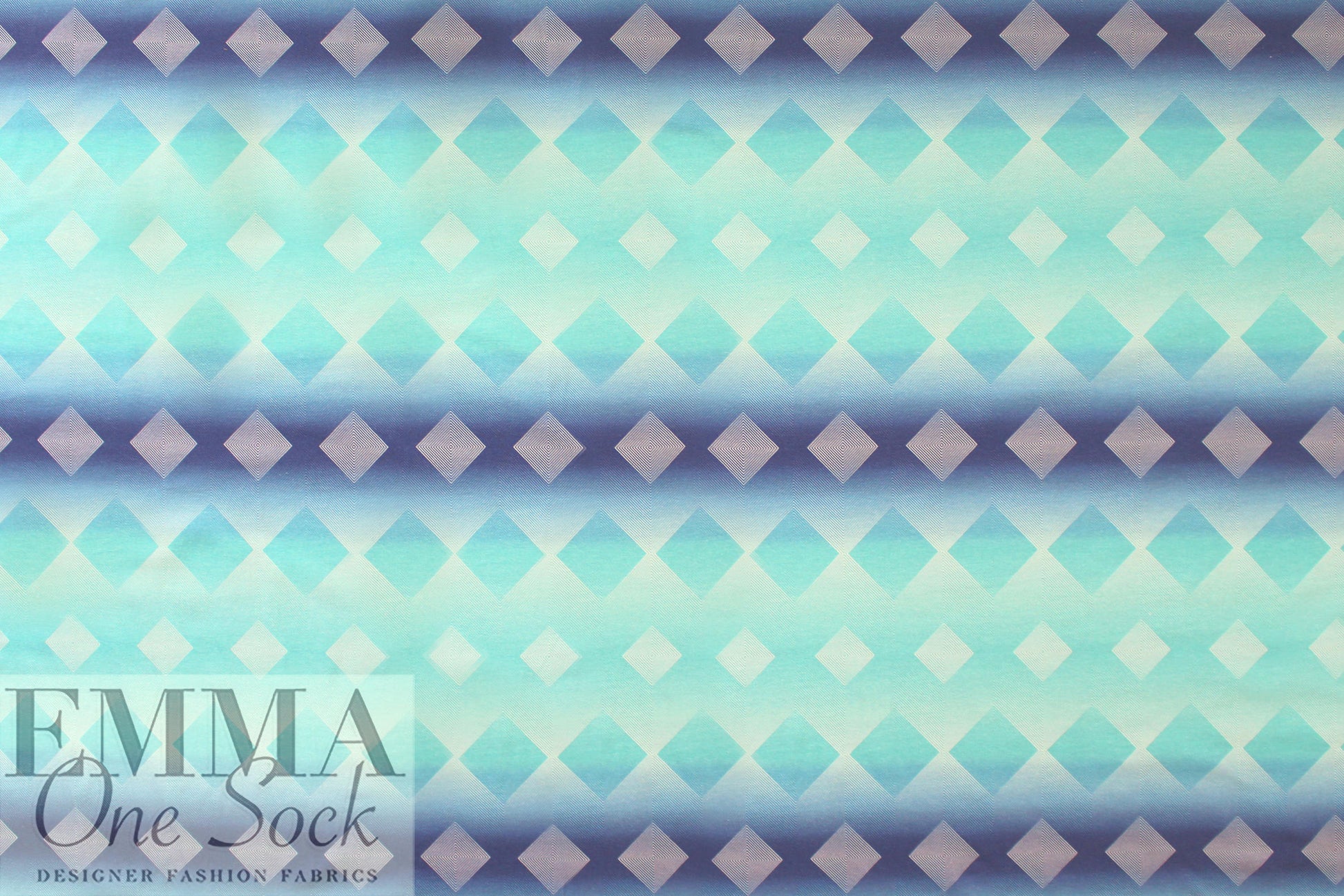 Dutch digital 'ombre diamond' knit Oeko-Tex certified 1 yard