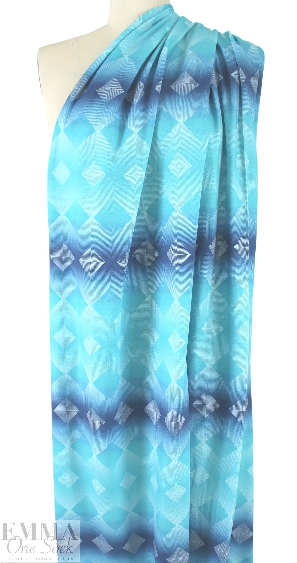 Dutch digital 'ombre diamond' knit Oeko-Tex certified .625 yds