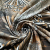 Dutch digital 'spinning wheel' cotton knit panel, Oeko-Tex 2 yds