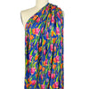 Dutch digital 'tulip spring' viscose knit, Oeko-Tex cert. - ultramarine 1.25 yd