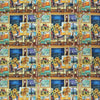 Dutch digital 'Van Gogh's salon' cotton knit, Oeko-Tex cert. 1.9 yd