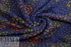 Italian textured dot wool fleece knit - starry night