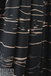 MTM ECOVERO jersey Oeko-Tex cert., 'stray lines' - black 1.625 yd