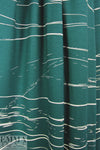 MTM ECOVERO jersey Oeko-Tex cert., 'stray lines' - bottle green 1.5 yds