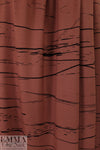 MTM ECOVERO jersey Oeko-Tex cert., 'stray lines' - sienna .875 yds