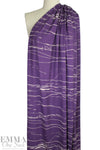 MTM ECOVERO jersey Oeko-Tex cert., 'stray lines' - plum .625 yds