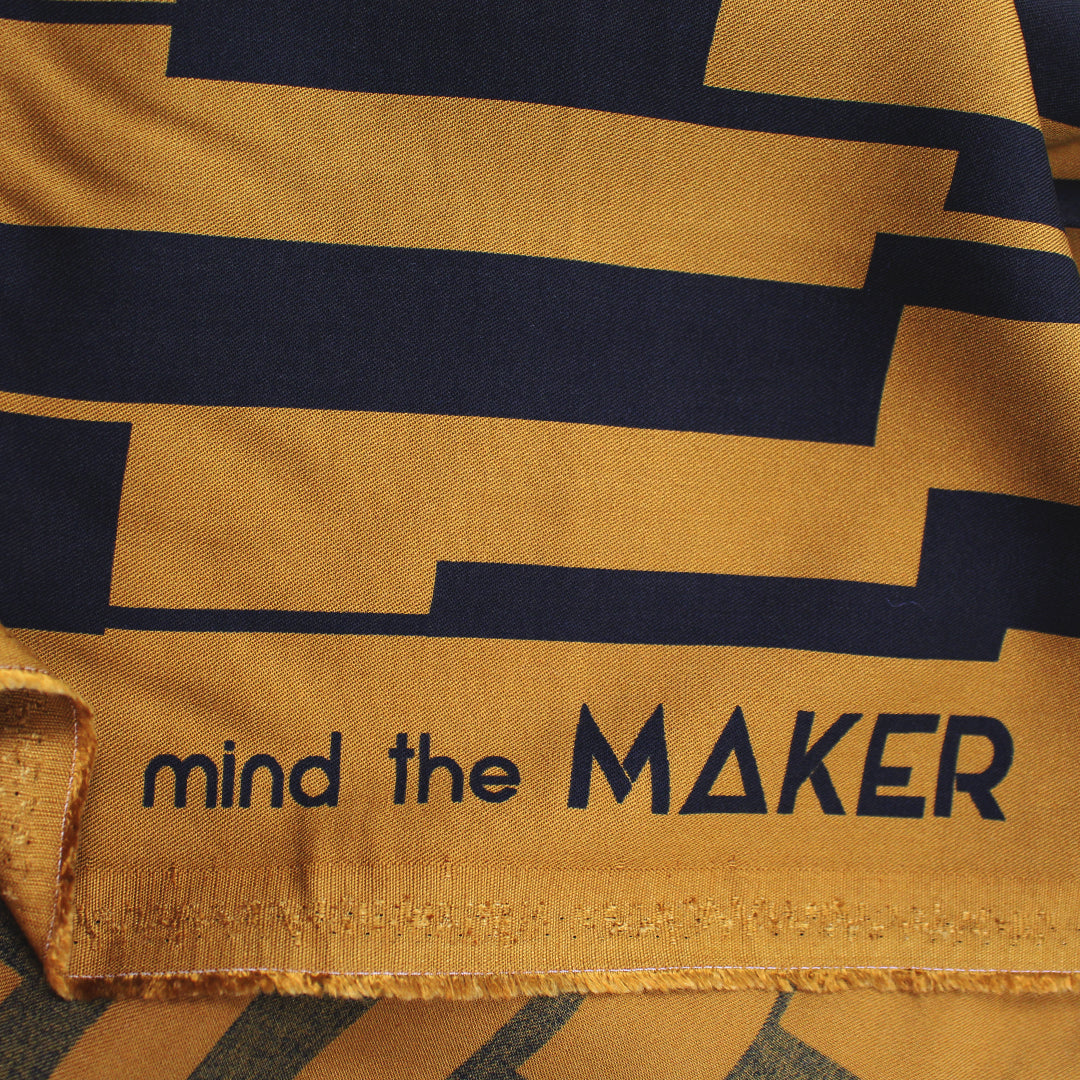 MTM 'un-square' ECOVERO viscose twill - gold 1.5 yd