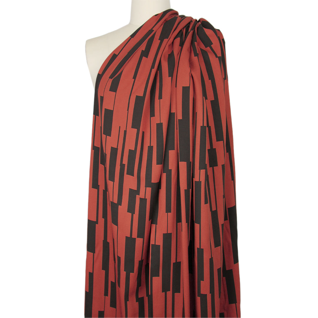 MTM 'un-square' ECOVERO viscose twill - sienna 1.125 yds