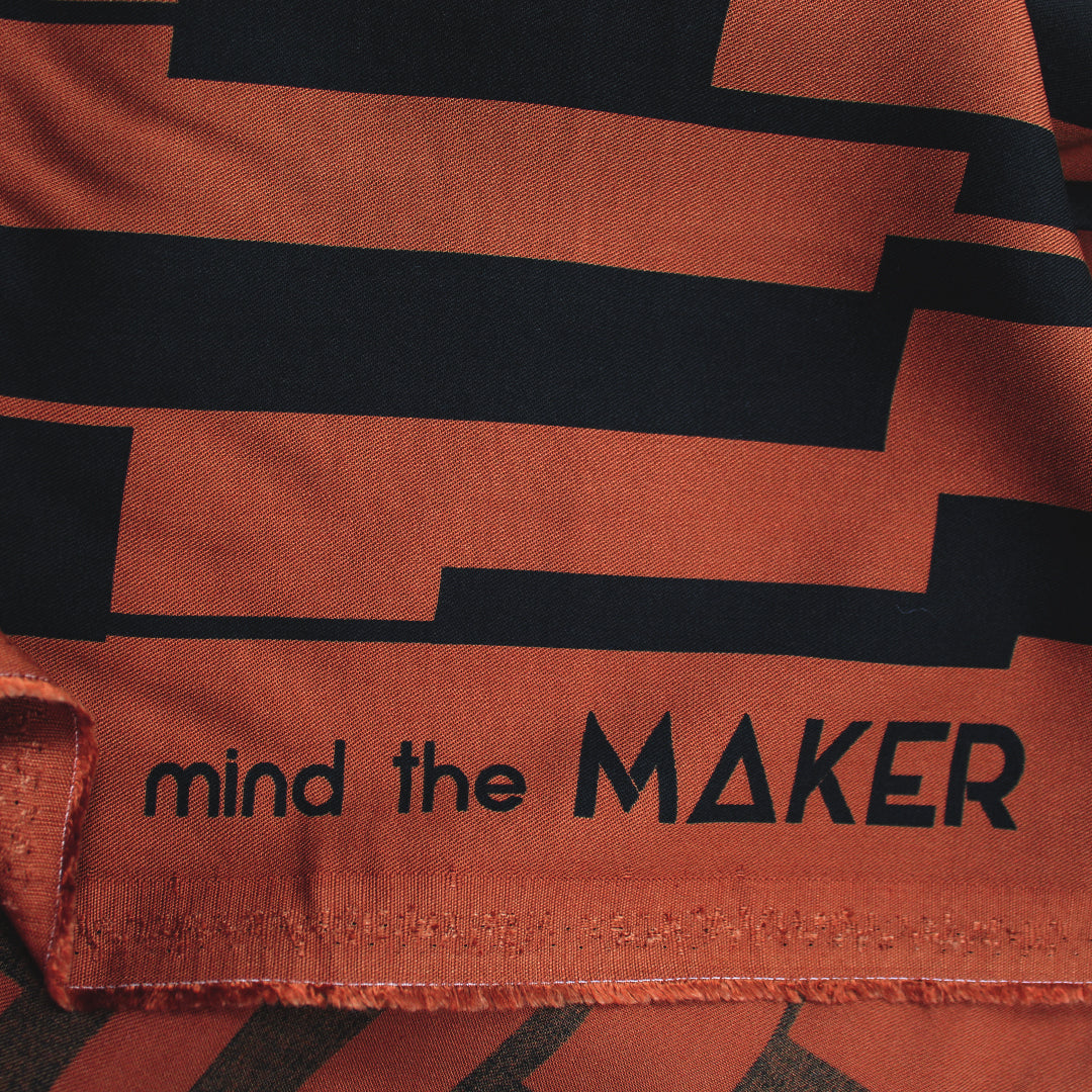 MTM 'un-square' ECOVERO viscose twill - sienna 1.125 yds