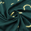 MTM 'doodle lines' ECOVERO viscose twill - bottle green 2 yds