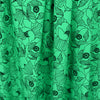 The Ko0ples Ecovero 'spearmint floral' viscose challis woven .625 yds