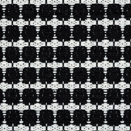 European 'black and white cookie' cotton/wool blend suiting