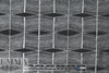 black/silver metallic 'painted 3-D' nylon/spandex knit