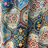 'tile by tile' woven jacquard tapestry