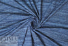 denim tones 'zipper stitch' nylon/spandex knit  2.25 yds