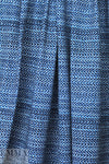 denim tones 'zipper stitch' nylon/spandex knit  2.25 yds