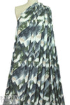 edgy prism abstract ITY knit - loden/ gunmetal 1.625 yd