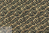NY designer earthy leaf graphic ITY knit