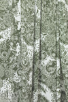 loden/white decorative floral ITY knit 1.33 yds