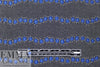 Italian denim look 'flower chain' jacquard woven 1.875 yd