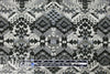 Italian cotton blend tribal graphic vertical stretch jacquard 1.5 yd