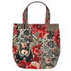 Dutch 'baroque blooms' canvas bag panel *pattern included*