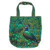 Dutch 'golden peacock/Klimt study' canvas bag panel *pattern included*