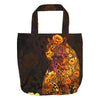 Dutch 'sunset leopard' canvas bag panel *pattern included*