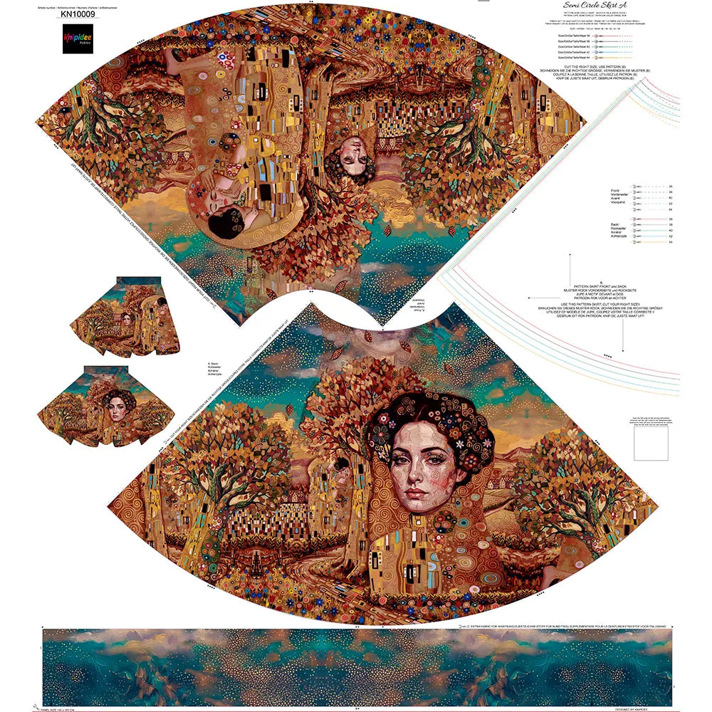 Dutch 'golden muse' skirt panel *pattern included*