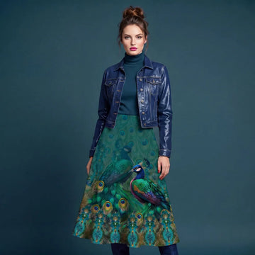 Dutch 'peacock glam' skirt panel *pattern included*
